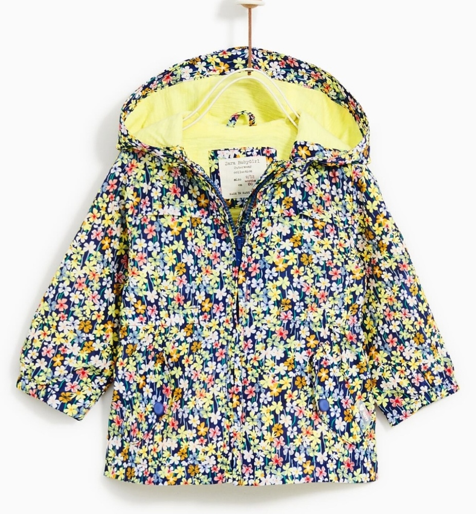 ZARA Baby Lightweight Hooded Raincoat🧚‍♀️